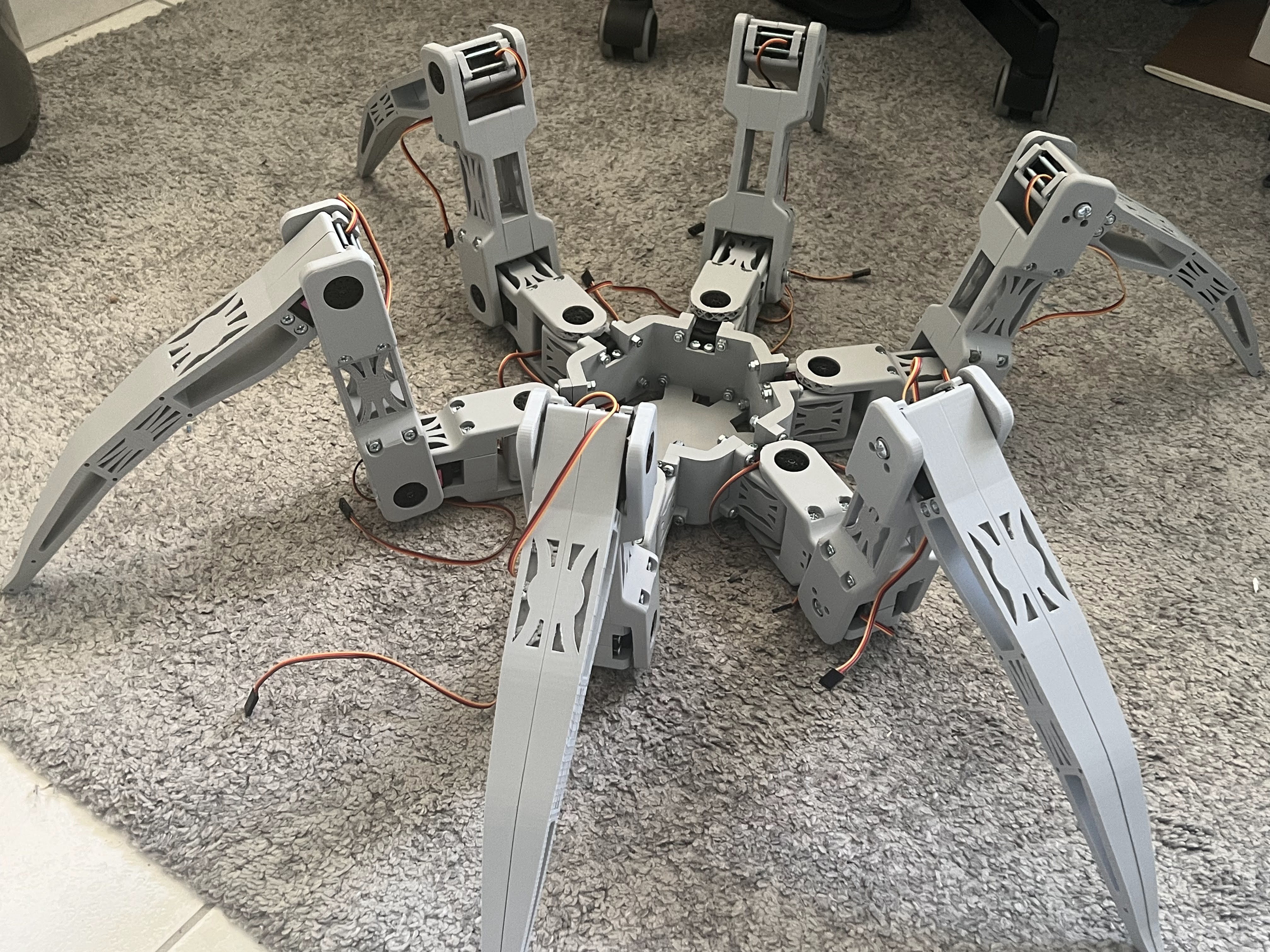 Hexapod full assembly