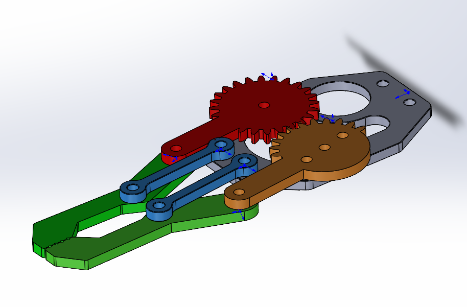 Gripper top view